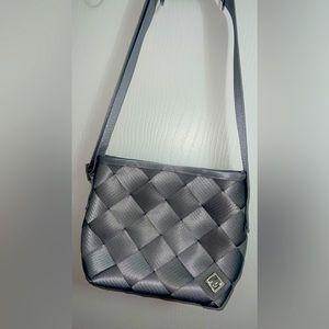 Maggie’s recycled seatbelt bag